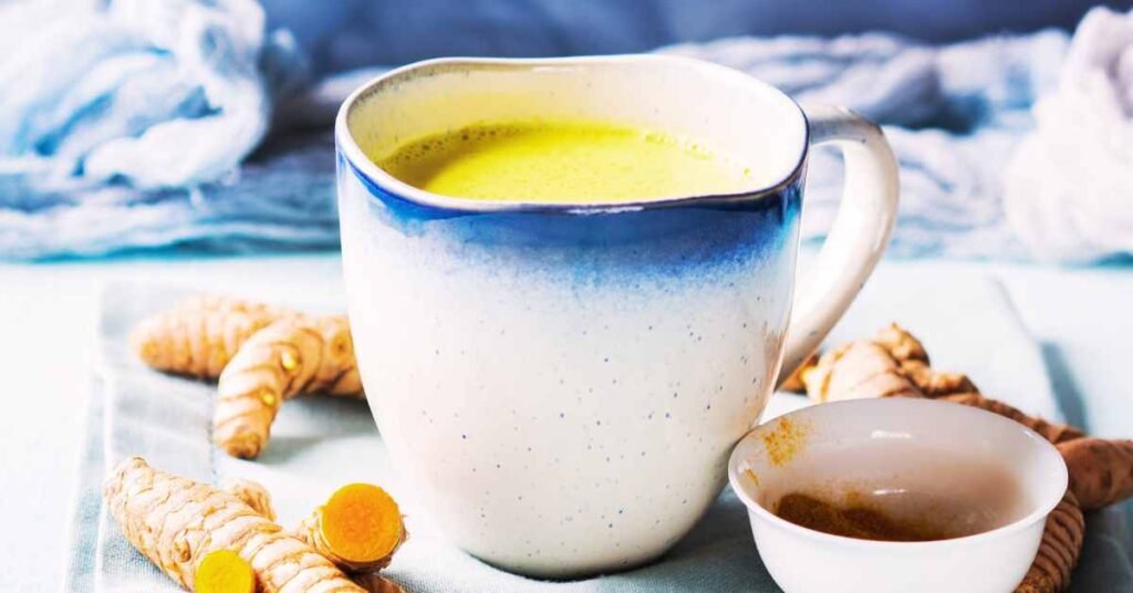 Coconut Ginger Turmeric Tea For New Year's Eve Celebration
