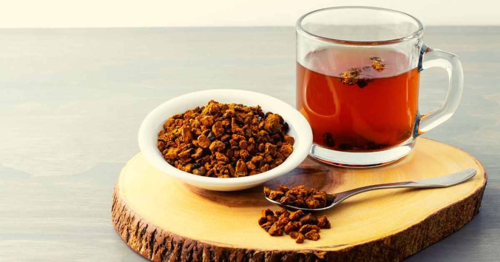 How is chaga tea consumed